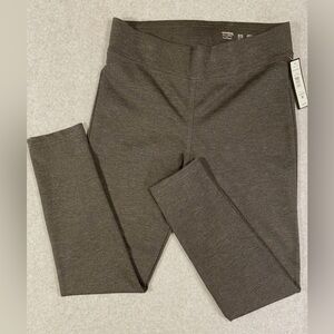 NWT Nygard SLIMS by Bianca Charcoal Heather Regular Leggings M 8/10 Missy Short